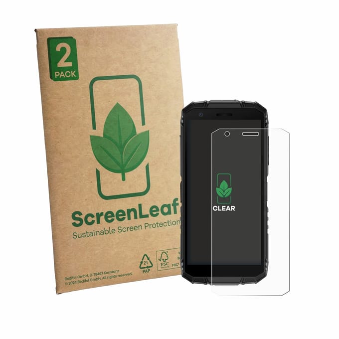 2 Stuks Screenprotector voor Doogee Fire 3 - Hoogwaardige Beschermfolie transparant