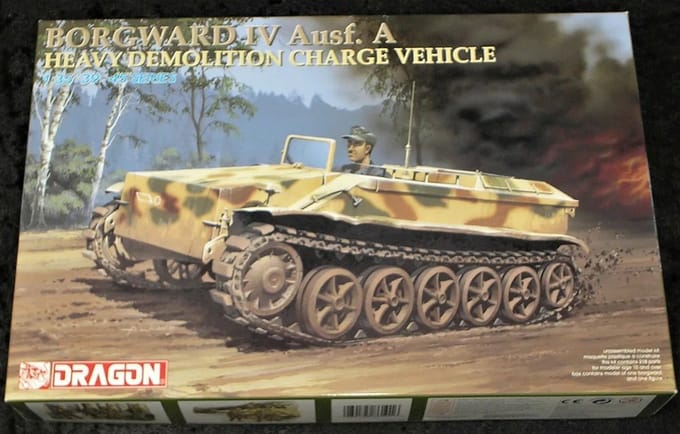Dragon Modelbouwpakket Auto - 6101 Borgward IV Ausf. A - Heavy Demolition Charge Vehicle Plastic - 1:35 - Modelbouw