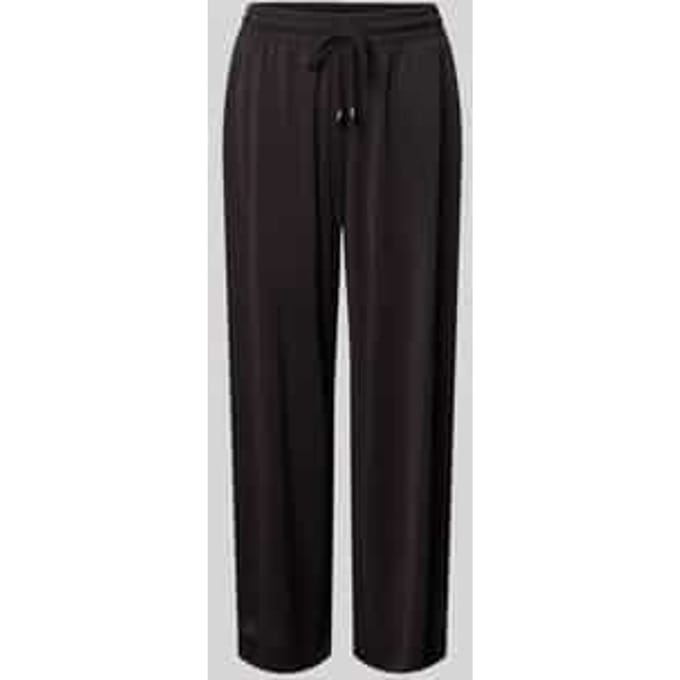 straight fit stoffen broek in verkorte pasvorm