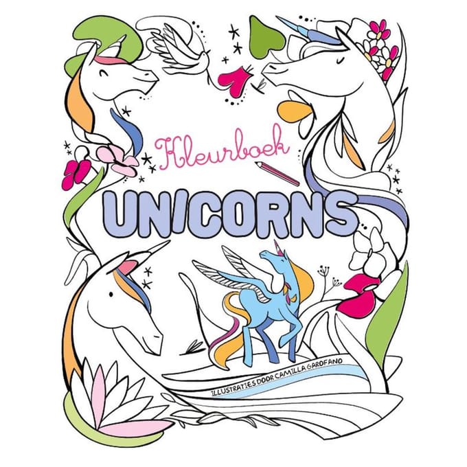 Kleurenboek - Unicorns - Fabelachtige Designs