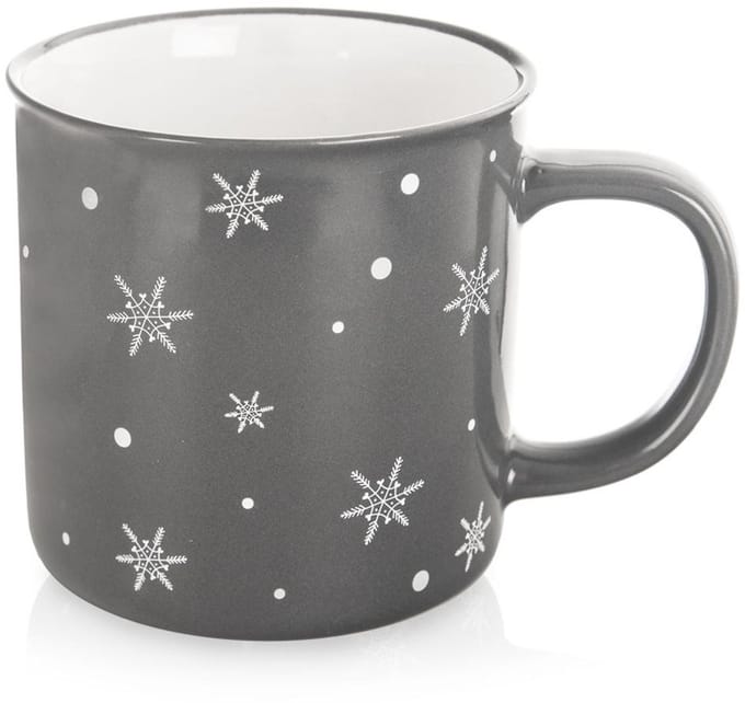 Keramische Mok met Winterse Sterren - 500ml