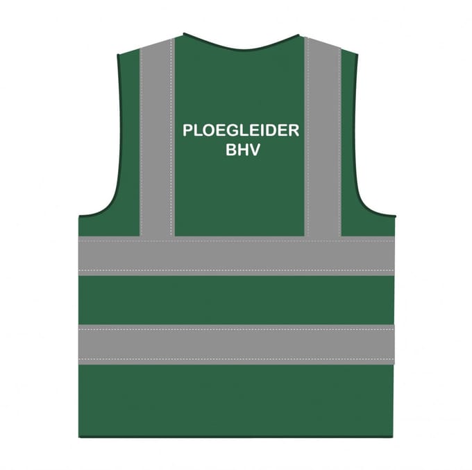 Ploegleider BHV hesje RWS donkergroen
