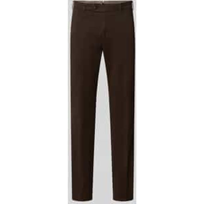 Regular fit chino van katoenmix model 'Lupus'