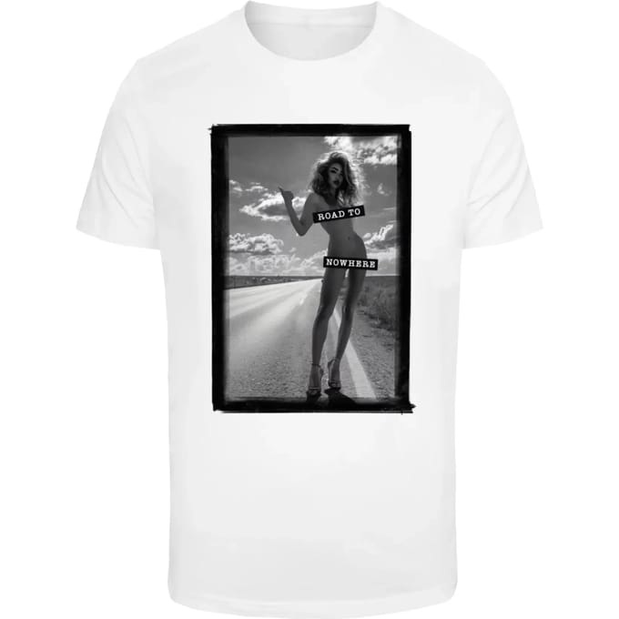 Mister Tee - Road To Nowhere Heren Tshirt - XL - Wit