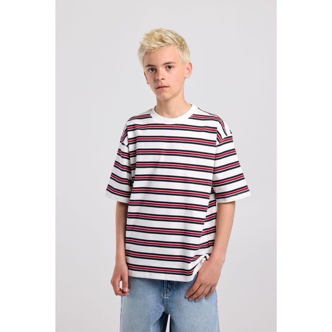 America Today Eddie Jr White/red Größe: 134/140 | Hemden Outlet | kids | Weiß