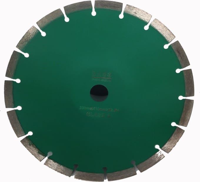 Diamant slijpschijf 230mm convex