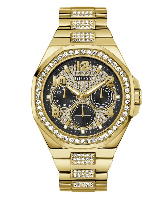 Guess Empire GW0785G2 Horloge - Staal - Goudkleurig - Ø 46 mm