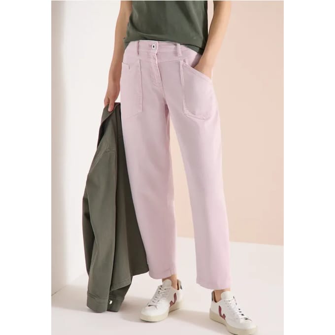 High Waist Barrel Leg Jeans in Loose Fit