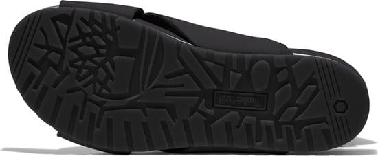 Timberland - maat 38 - Malibu Waves Basic X Strap Dames Sandalen - Jet Black