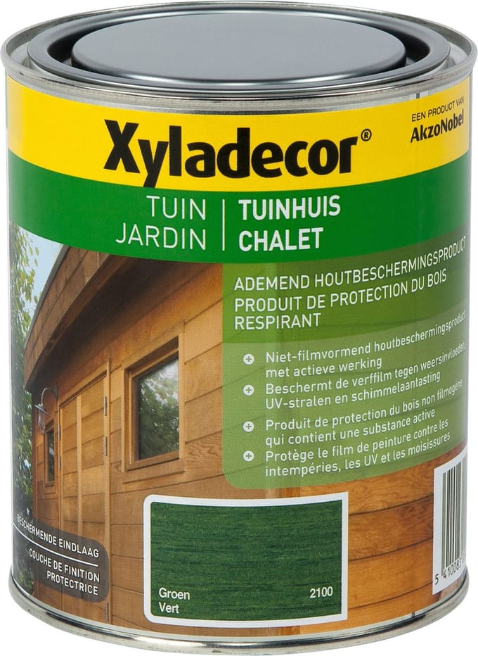 Xyladecor - Tuinhuis - Groen - 0,75 L