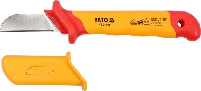 Yato - Elektriciensmes - CrV Staal - VDE Gecertificeerd - 1000V Isolatie