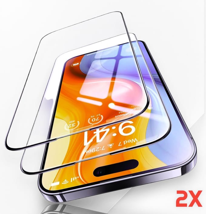 iPhone 15 Pro Max Ultieme Screenprotectie - Ontdek de 9H Luxe iPhone 15 Pro Max Tempered Glas - Ultra Stevige Screenprotector Bescherming voor iPhone 15 Pro Max