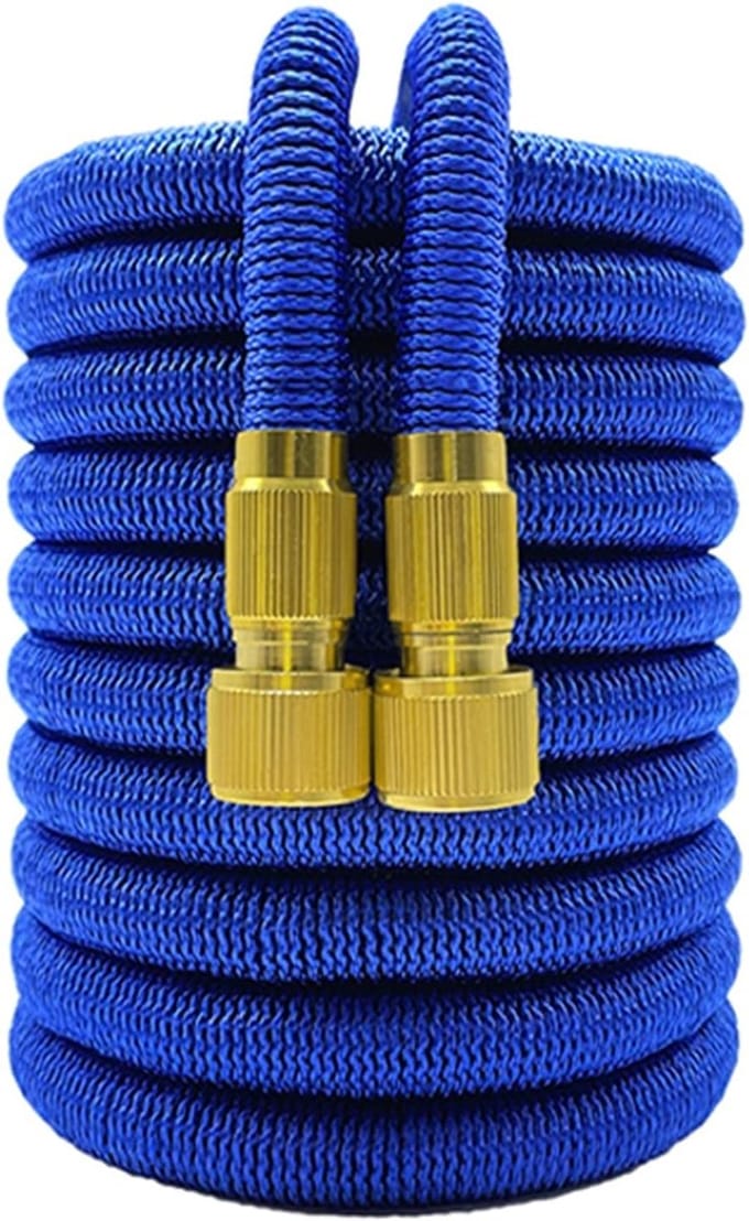 Expandeerbare tuinslang - Flexibele waterslang - Tuin water geven - 3x uitbreidbaar - 30 meter - Blauw
