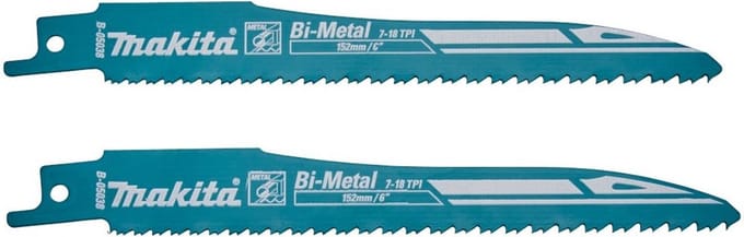 Makita B-05038-2 Reciprozaagblad Staal/Universeel 132mm
