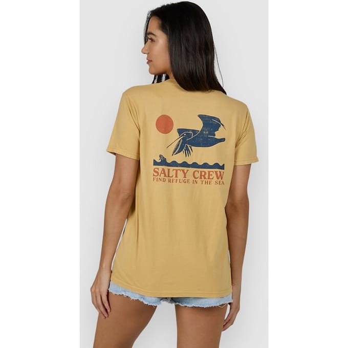 Salty Crew Lunch Time B.F T-Shirt geel