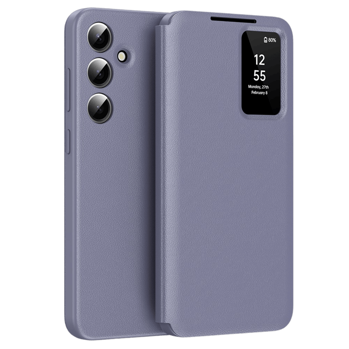 CaseBody Samsung Galaxy A55 Smart Cover Paars