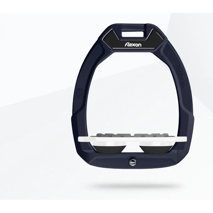 Veiligheidselementen voor paardrijden Plat Grip Blauw/Wit/Zwart Flex-On Safe-On