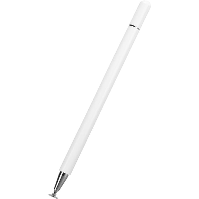 Stylet Tactile pour iPad Stylo d'Acquisition à Ventouse Accessoires pour Téléphone Portable et Tablette Blanc