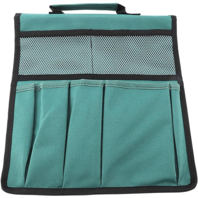 Banc de jardin pliable et portable, sac de rangement pour outils, tabouret (vert) vert