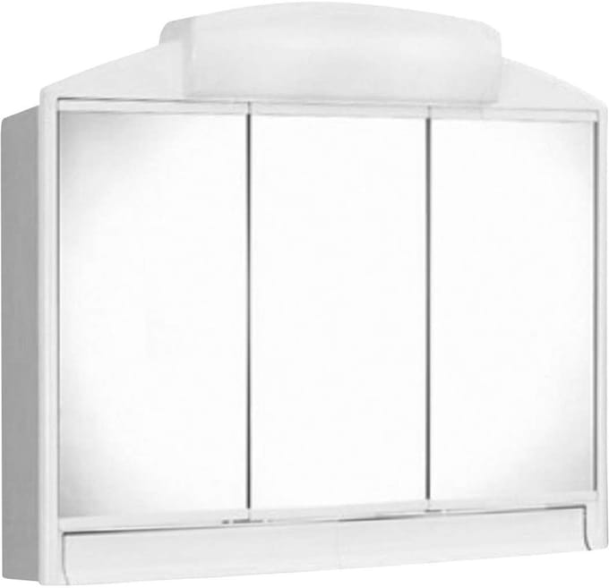 Jokey Rano Spiegelkast 59x51x16cm, 2x12W, wit