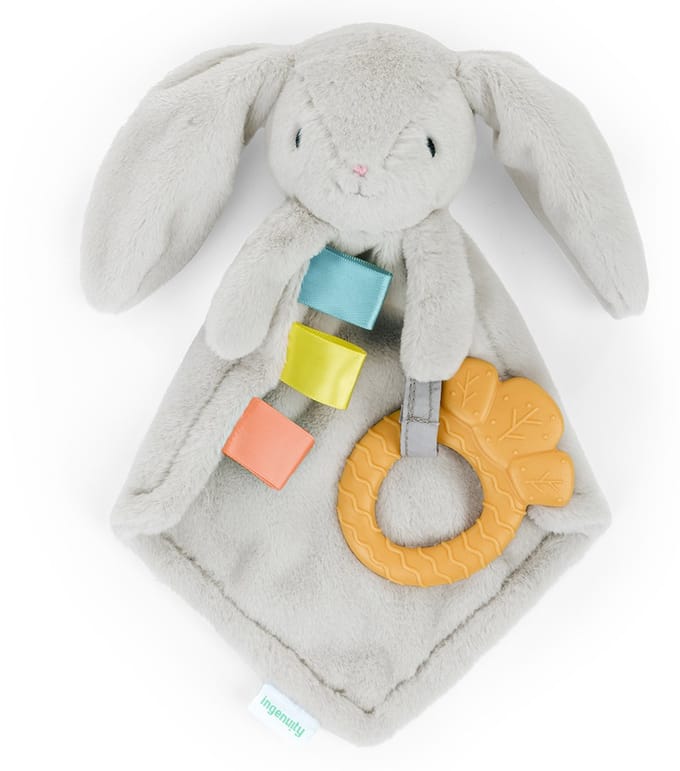Baby knuffeldoek met bijtring Cozy Sylvi - Ingenuity - vanaf 0 maanden