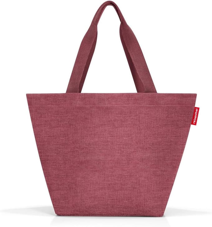 Grote Strandtas Winkeltas Shopper M, 51 cm, Maroon