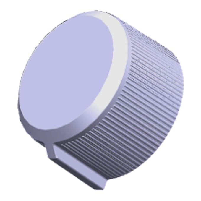 AEG knop, index, zwart, 140223287032