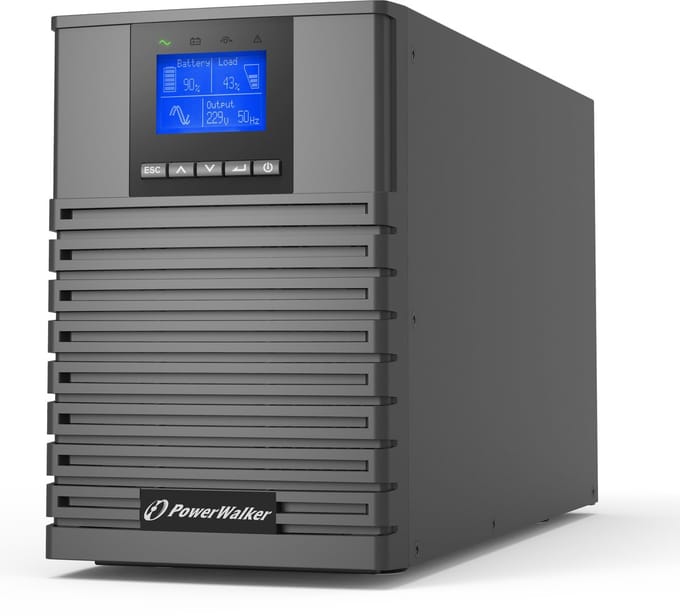 BlueWalker 10122193 - PowerWalker VFI ICT IoT - 1500VA/1500W - On-Line UPS