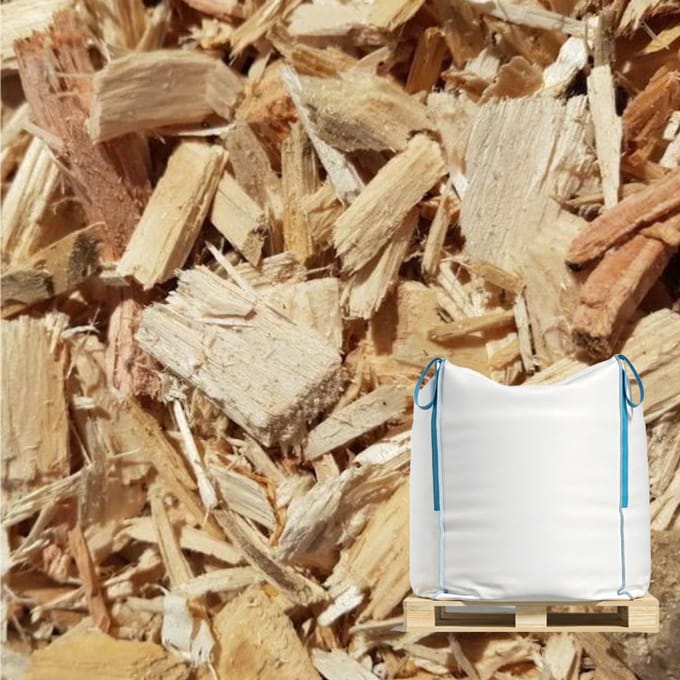Houtsnippers Premium Blanco 20/40mm 2m³