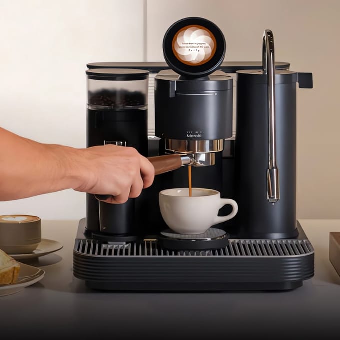 Meraki Gen 2 Espresso machine met molen – Zwart