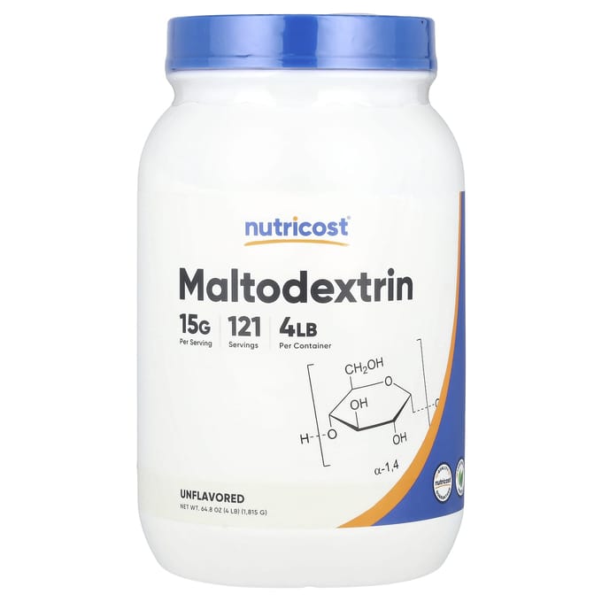 Nutricost, Maltodextrine, Ongezoet, 64,8 oz (1.815 g)