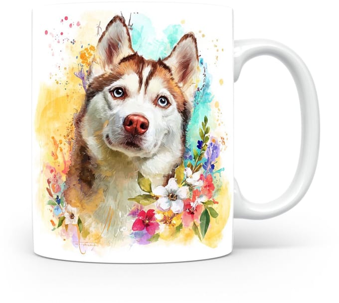 Beker Siberische Husky