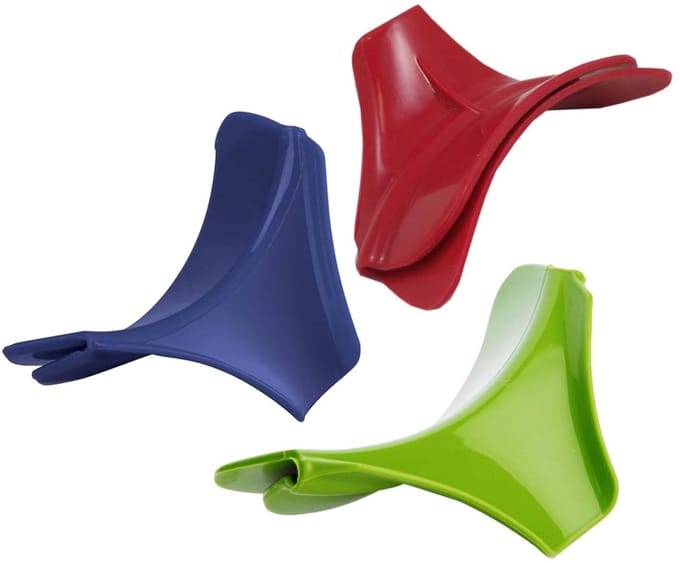 Dailygoods- Silicone Gietmond - 3 Stuks - Keukenhulp - Geschikt voor