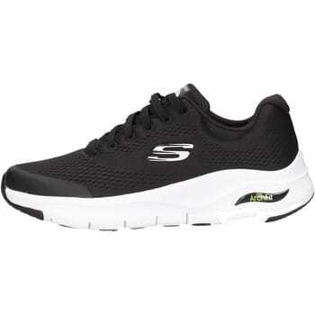 Skechers Arch Fit Heren Sneakers - Black/White