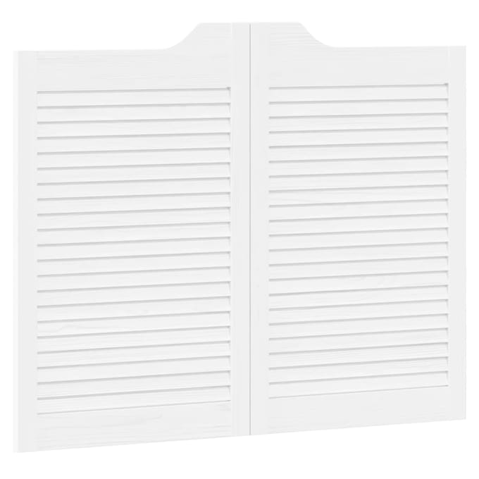 vidaXL - Schuifdeuren - 80 - x - 50 - cm - Massief - grenenhout - Wit