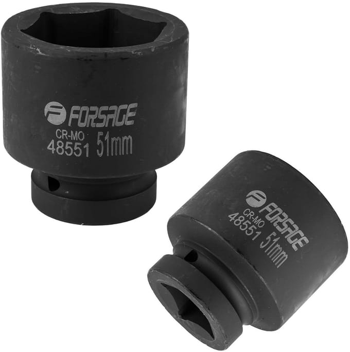 FORSAGE - Pneumatische Dopsleutel - 1 inch - 51mm - 6-kant