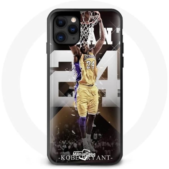 Coque - Maniacase - Iphone 13 Mini - Kobe Bryant - Souple - Noir noir
