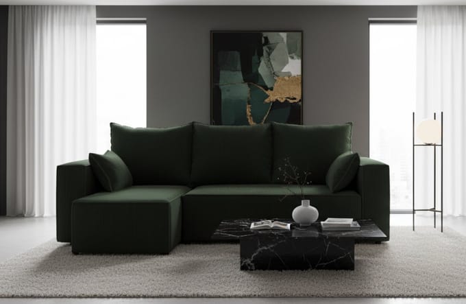 Luxe Uitschuifbare Slaapbank – 246x145 cm – Industrohome
