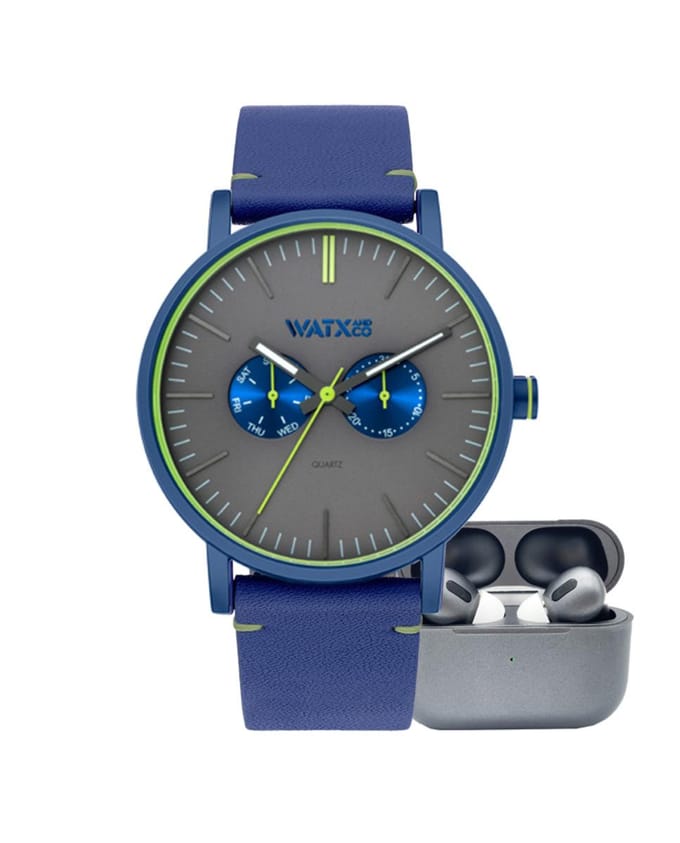 Horloge WATXANDCO RELOJ7_44. Kwarts, Kleur grijs. Man. gray