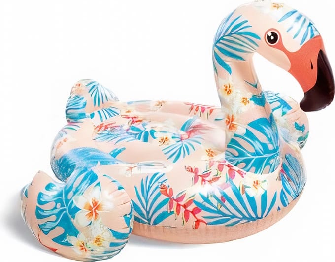 TROPICAL FLAMINGO RIDE-ON