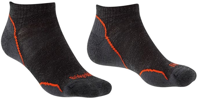 Bridgedale Heren Wandelsokken Sneaker Ultralight T2 Antraciet