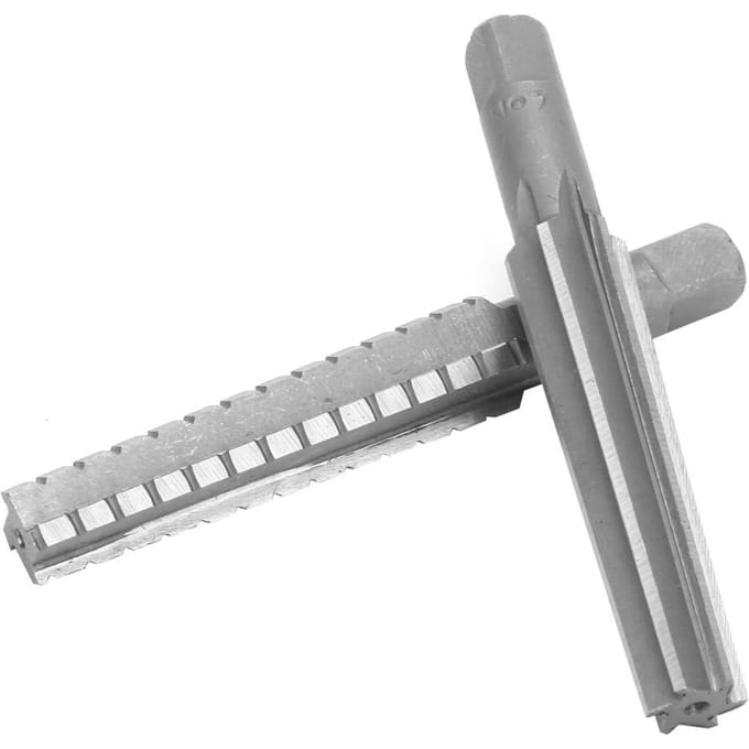 2 stuks HSS MT2 Taper FijnRuw Ruimer Snijgereedschap Set Rechte Schacht 1.5x12.5cm