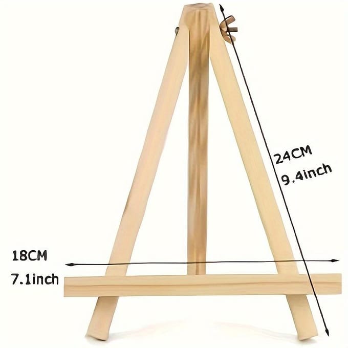 Ensemble de chevalets de bureau en bois 3/6 pièces - Parfait pour les artistes - 9,4 pouces de hauteur 6pcs