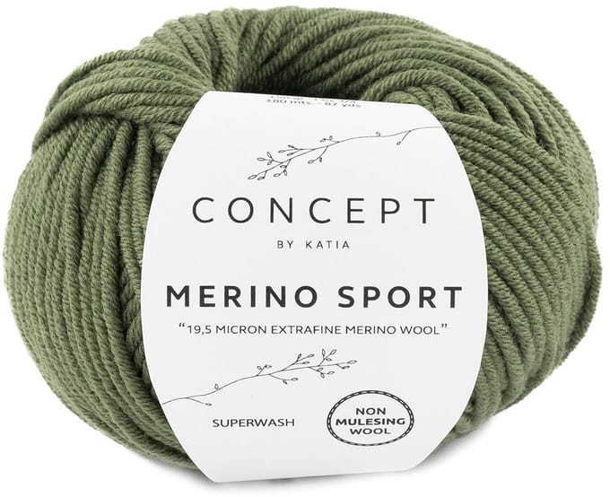 Katia Concept Merino Sport - 53 kaki - Wol Garen