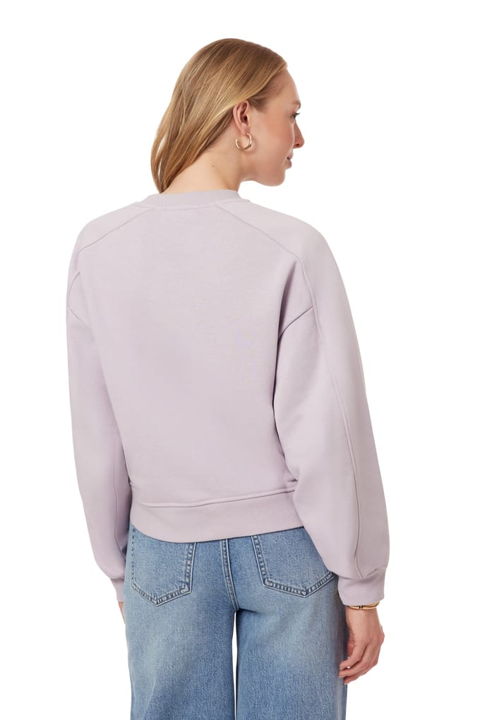 Scotch & Soda Crew Neck Iris Größe: S | Longsleeves Outlet | Damen | Violett