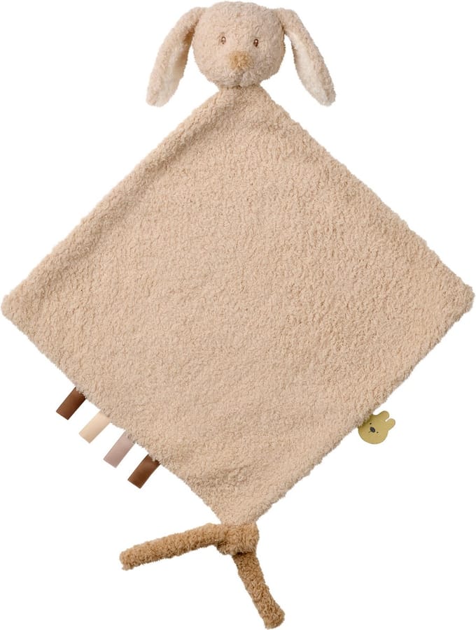 Nattou TEDDY Maxi Knuffeldoekje - Konijn - 35 cm - Beige