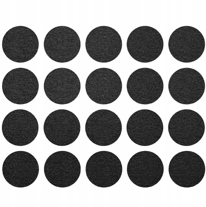 Techrebal - Filten Stoelpads - 3cm Rond - 20 stuks - Zelfklevend