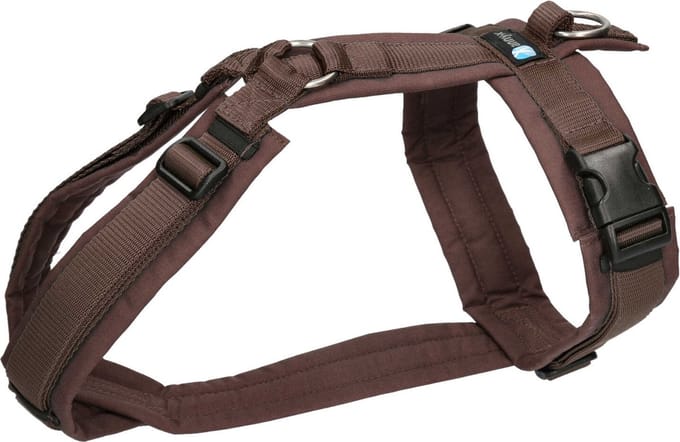 Annyx Hondentuig - Y-tuig - Bruin - L - Borstomtrek 70- 86cm - Gewicht 26-38kg