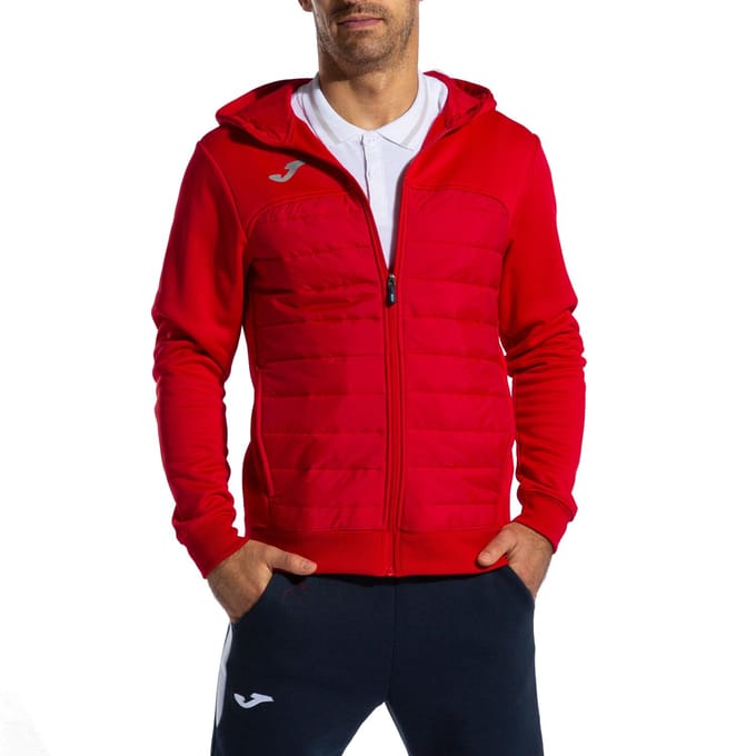 Joma Berna hoodie, rode herensweatshirt 3XL rood