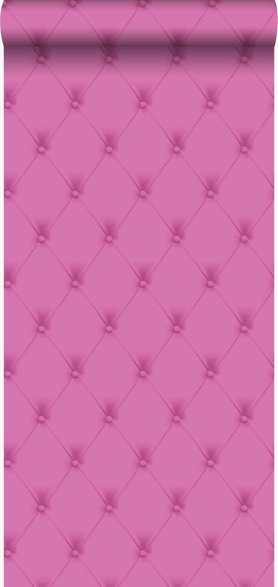 Origin Wallcoverings behang gecapitonneerd roze - 53 cm x 10.05 m - 326345